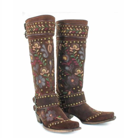 NEW OLD GRINGO travelers and traders boot in brunette bentely suede - Picture 2 of 4